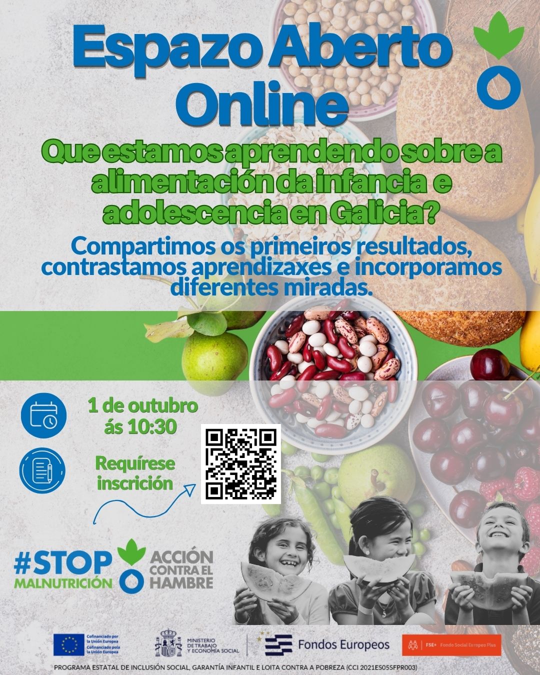 QUERES COÑECER O PROXECTO STOP MAL NUTRICIÓN IMPULSADO POR ACCIÓN CONTRA A FAME?